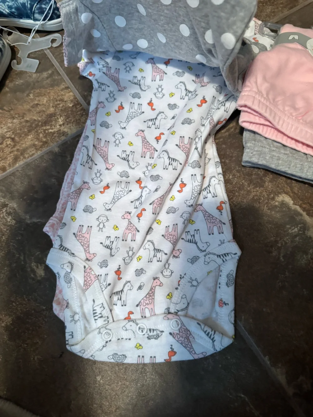 Carters pink embroidered